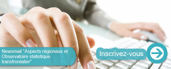 Inscription  la newsmail Aspects rgionaux et Observatoire statistique transfrontalier